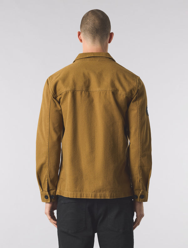 Pretty Green Parthian Pocket Overshirt Brown