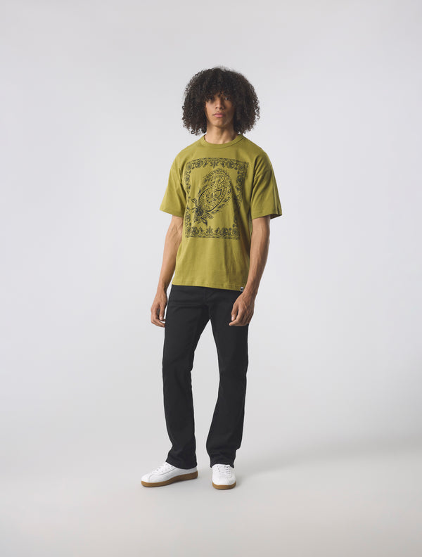 Pretty Green Parthian Print T-shirt Khaki