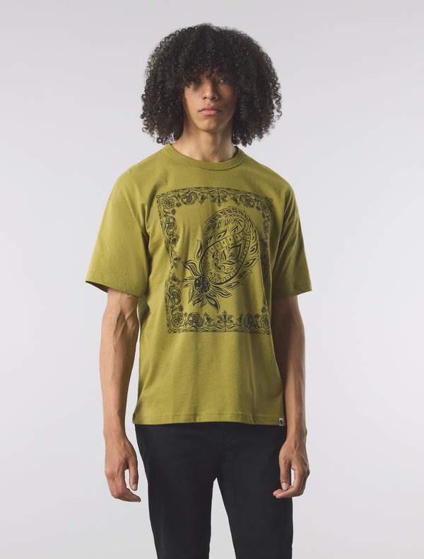 Pretty Green Parthian Print T-shirt Khaki