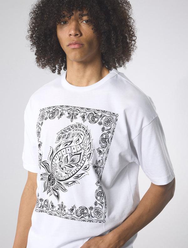 Pretty Green Parthian Print T-shirt White