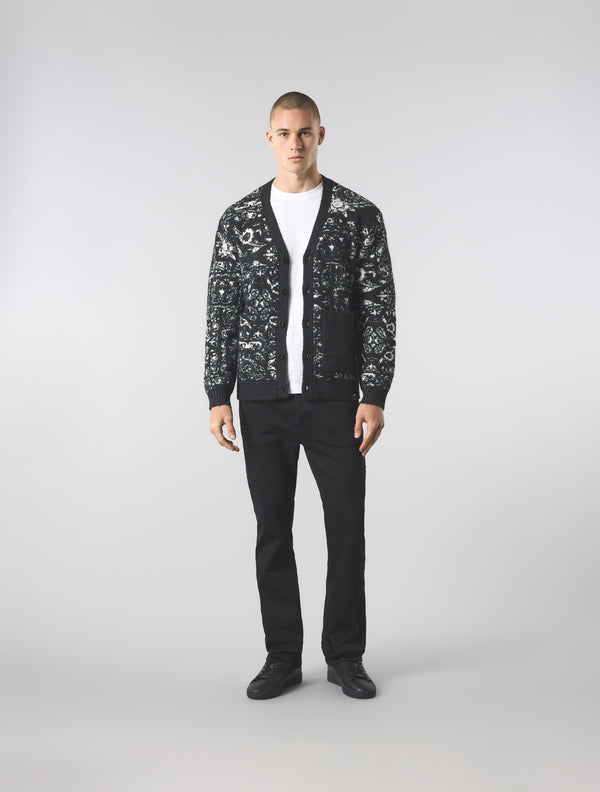 Pretty Green Patchwork Paisley Cardigan