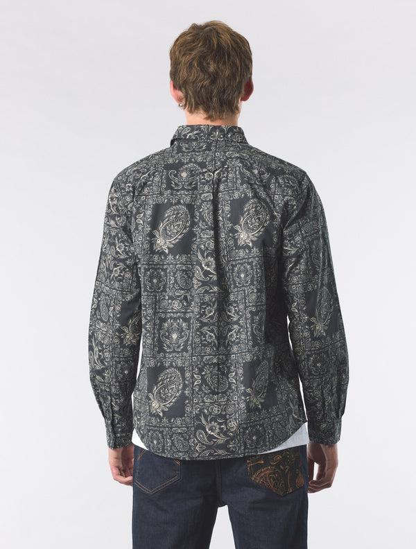 Pretty Green Patchwork Paisley Shirt
