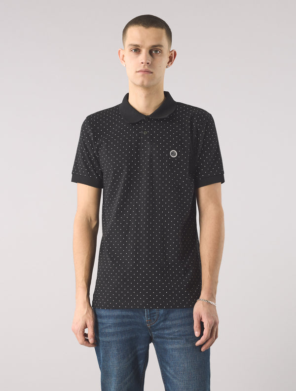 Pretty Green Polka Dot Polo Shirt