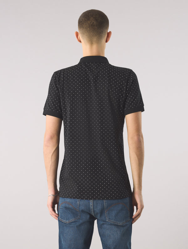 Pretty Green Polka Dot Polo Shirt