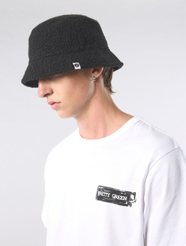 Pretty Green Portland Bucket Hat Black