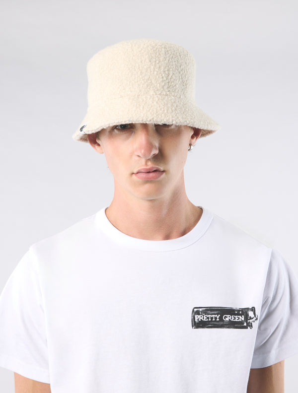 Pretty Green Portland Bucket Hat Taupe