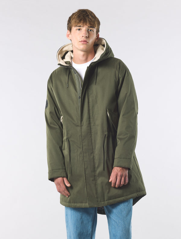 Pretty Green Portland Parka Khaki