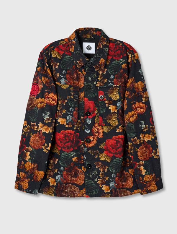 pretty green Prestleigh Floral Overshirt