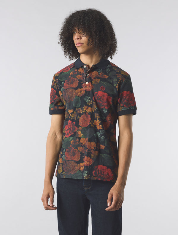 Pretty Green Prestleigh Floral Polo