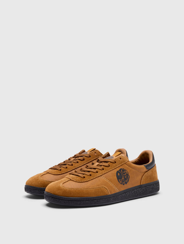 Pretty Green Ramblas Trainer Brown