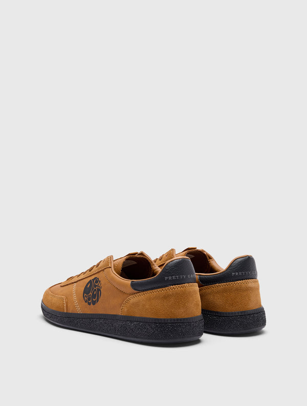 Pretty Green Ramblas Trainer Brown