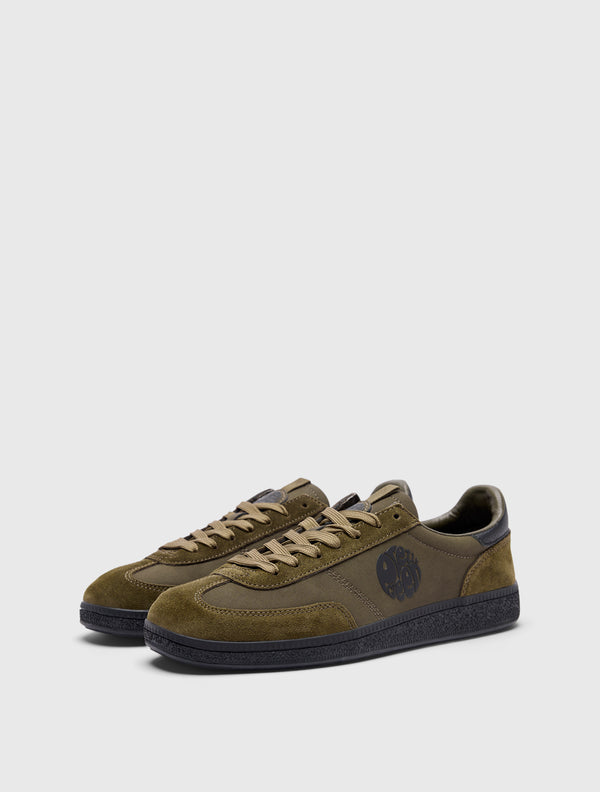 Pretty Green Ramblas Trainer Khaki