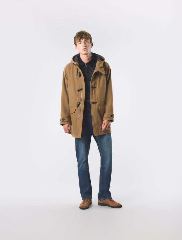 Pretty Green Randolph Duffle Coat Tan