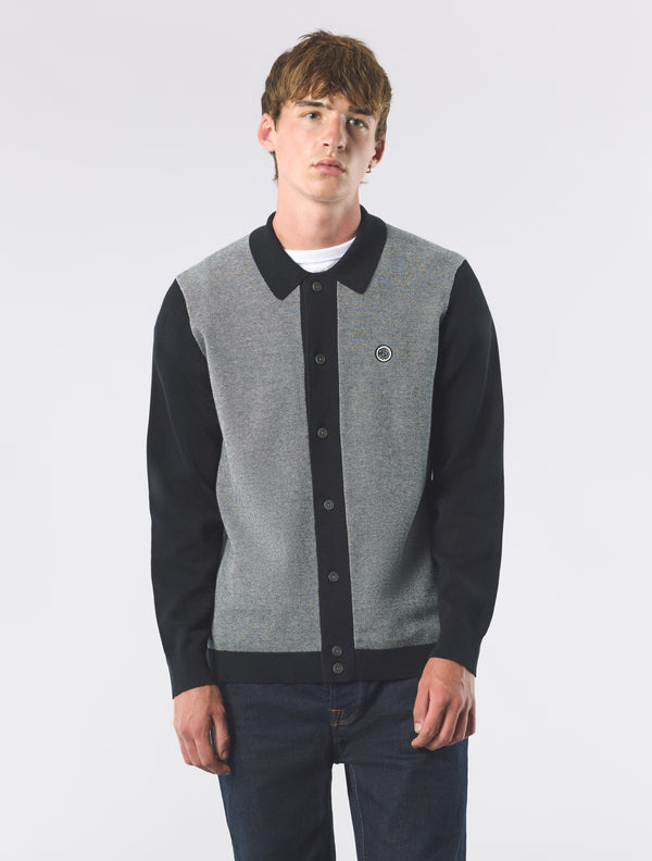 Pretty Green Roxy Knit Shirt Black
