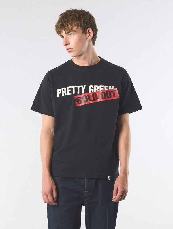 Pretty Green Sold Out T-shirt Black