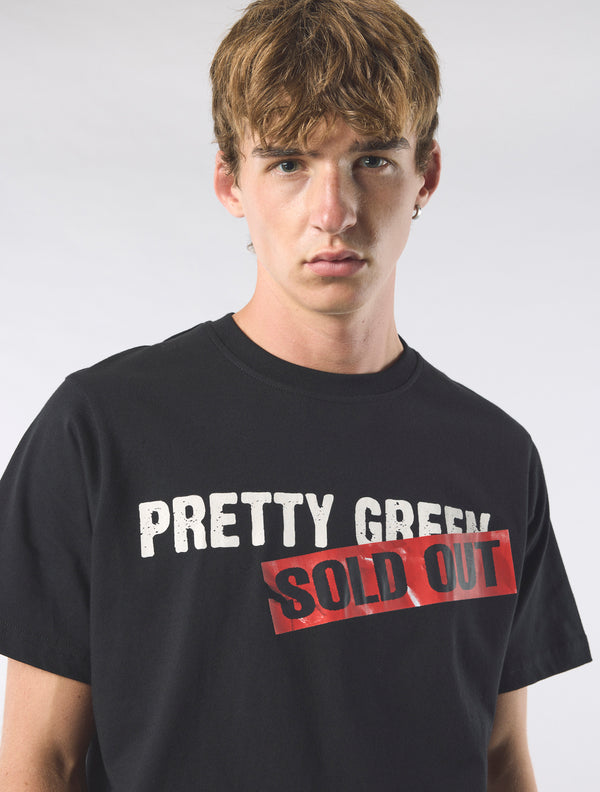 Pretty Green Sold Out T-shirt Black