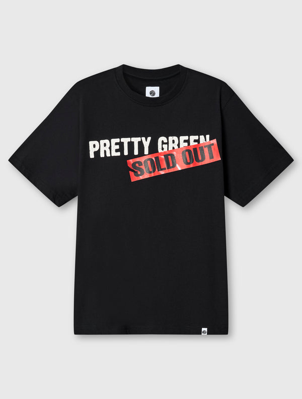 pretty green Sold Out T-shirt Black