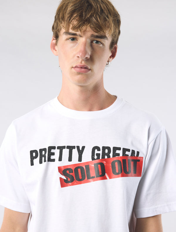 Pretty Green Sold Out T-shirt White
