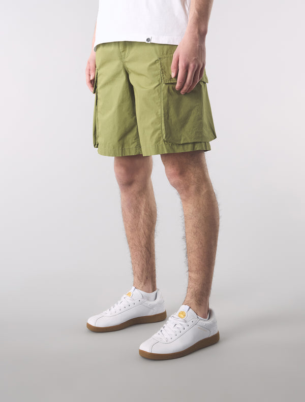 Pretty Green Stamford Cargo Shorts Khaki
