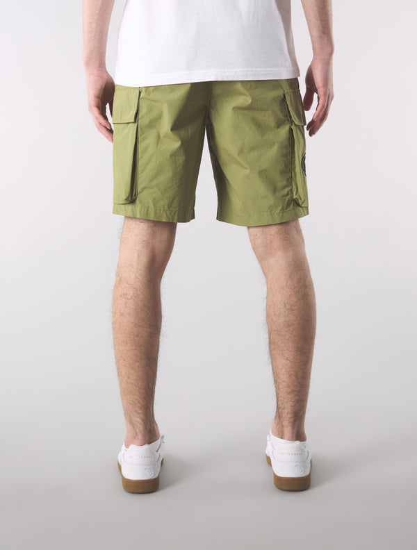 Pretty Green Stamford Cargo Shorts Khaki
