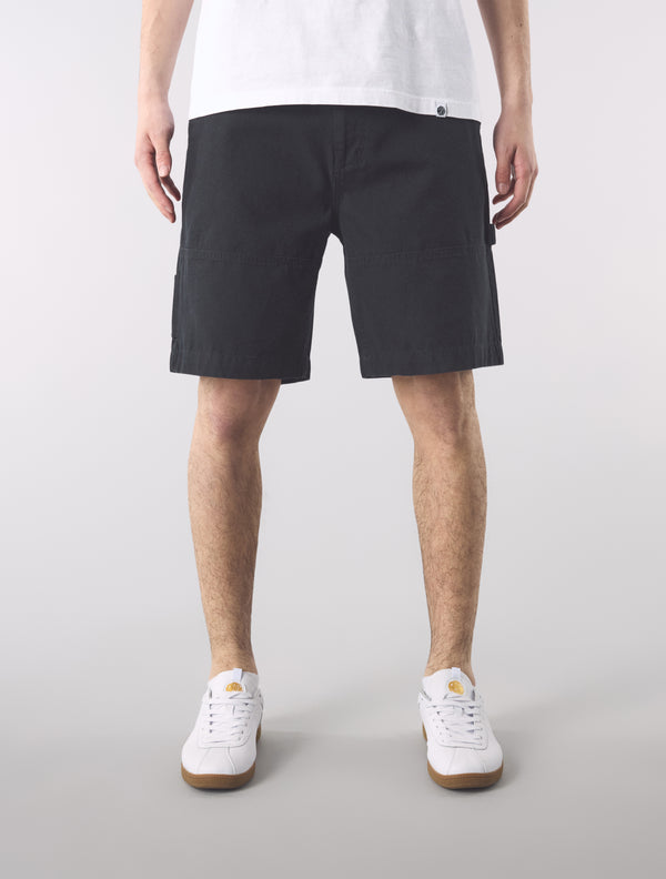 Pretty Green Stamford Carpenter Shorts Black