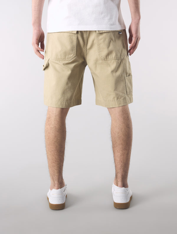 Pretty Green Stamford Carpenter Shorts Taupe