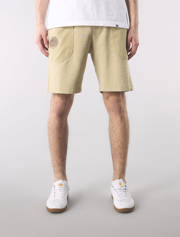 Pretty Green Stamford Shorts Taupe