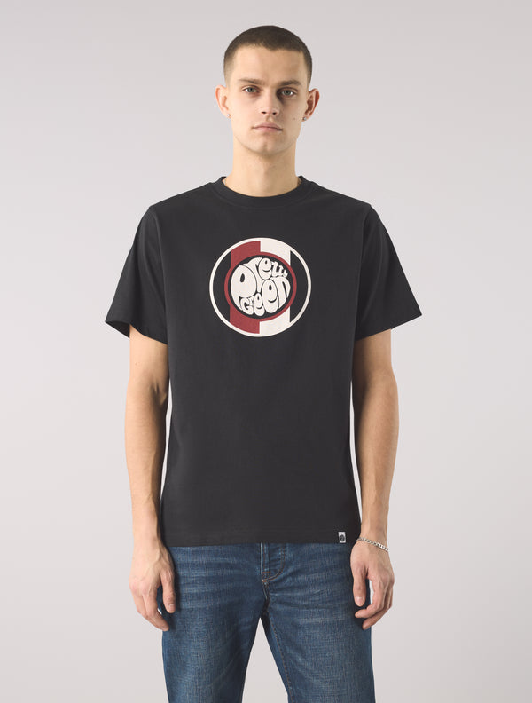 Pretty Green Tilby Logo T-shirt Black