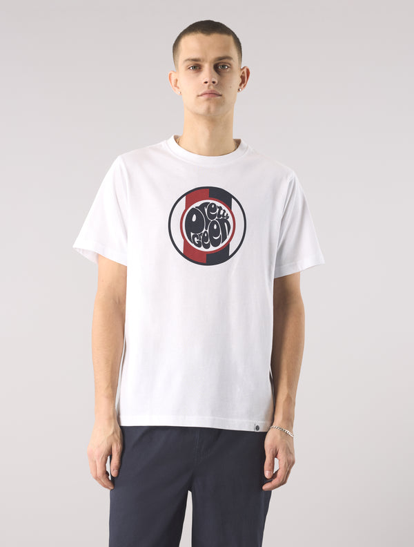 Pretty Green Tilby Logo T-shirt White