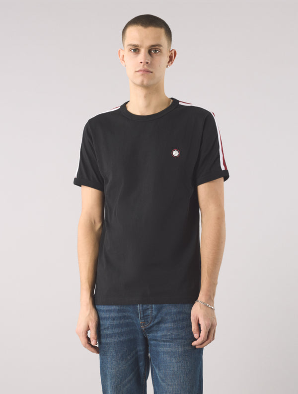 Pretty Green Tilby Tape T-shirt Black