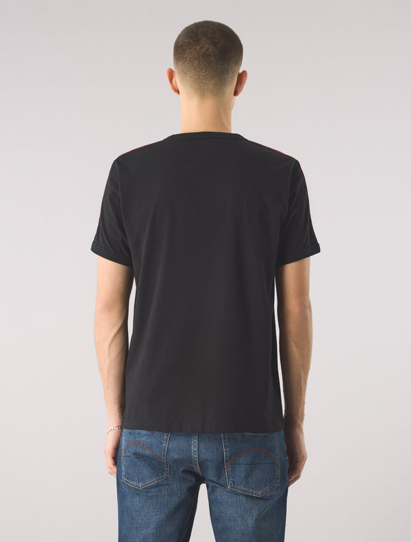 Pretty Green Tilby Tape T-shirt Black