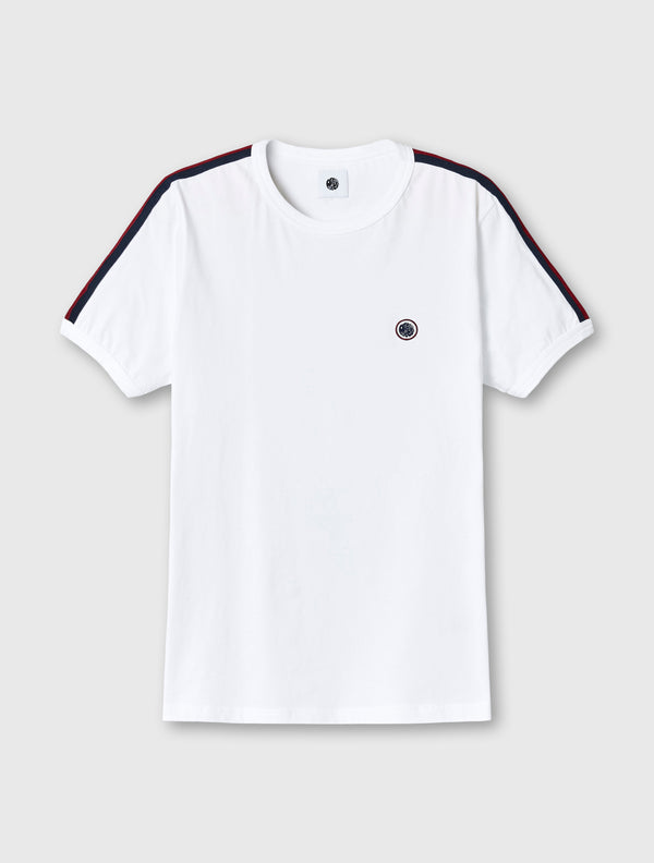 pretty green Tilby Tape T-shirt White