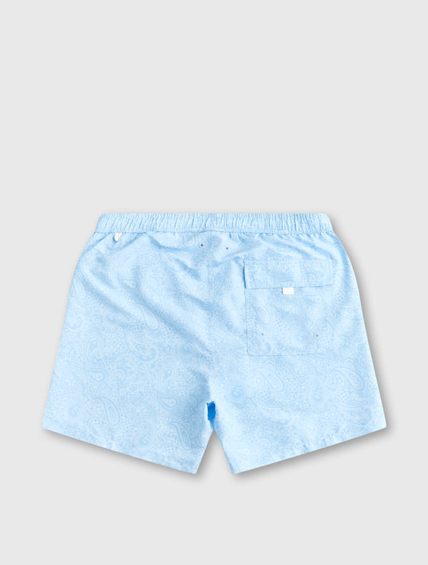 Pretty Green Tonal Paisley Swim Short