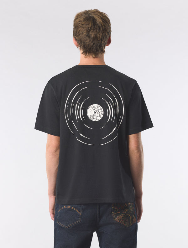 Pretty Green Vinyl T-shirt Black