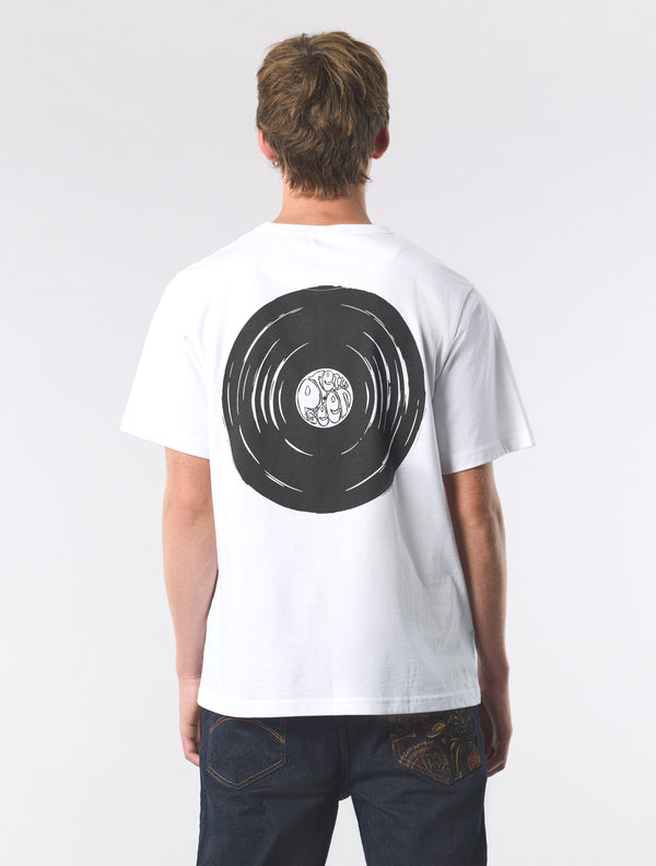 Pretty Green Vinyl T-shirt White