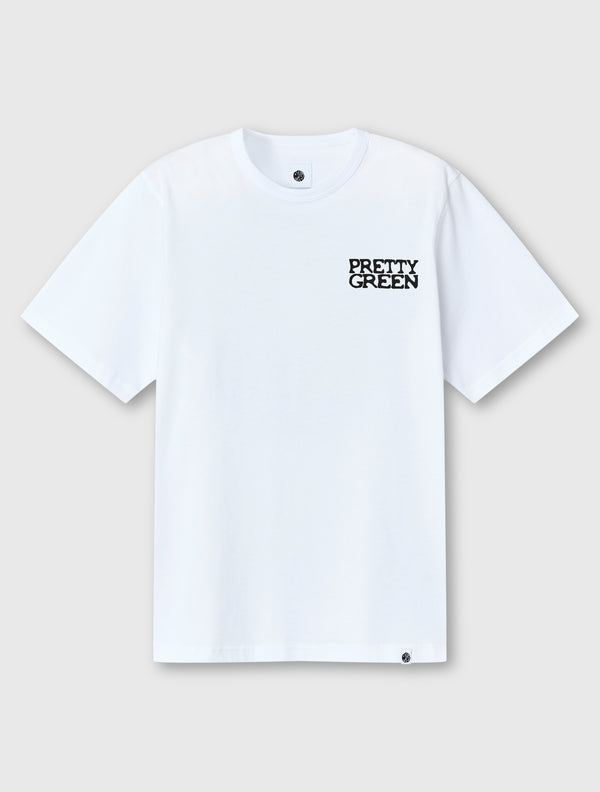 pretty green Vinyl T-shirt White