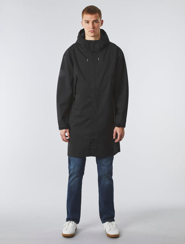 Pretty Green Whiteley Seam Sealed Parka Black