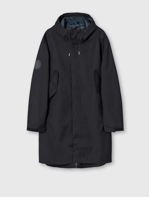 pretty green Whiteley Seam Sealed Parka Black
