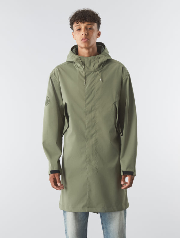 Pretty Green Whiteley Seam Sealed Parka Khaki