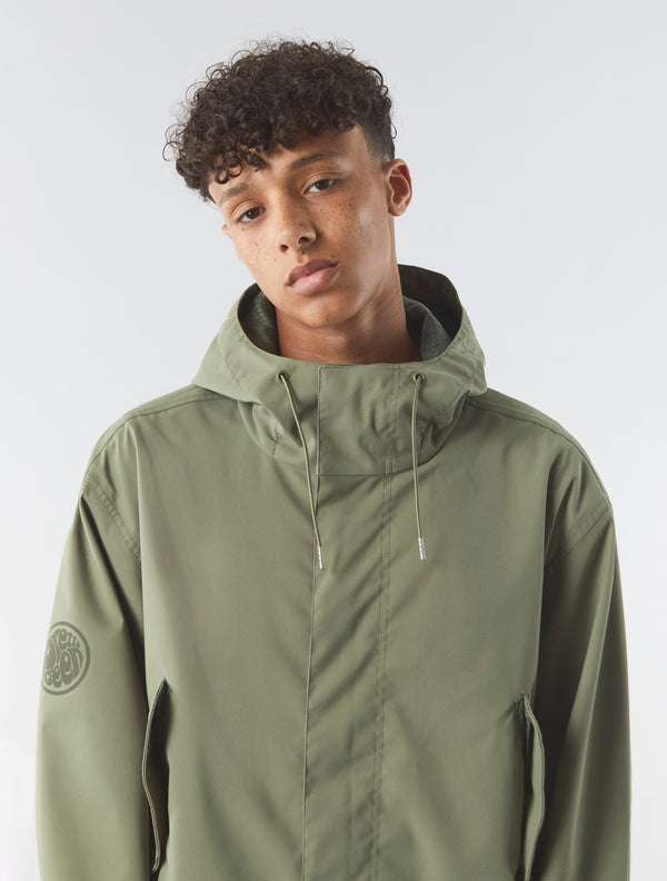 Pretty Green Whiteley Seam Sealed Parka Khaki