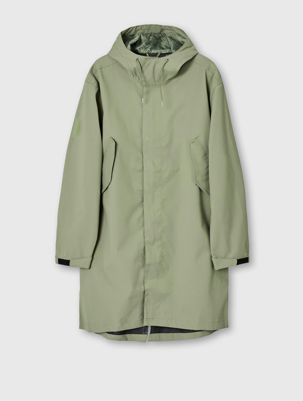 pretty green Whiteley Seam Sealed Parka Khaki