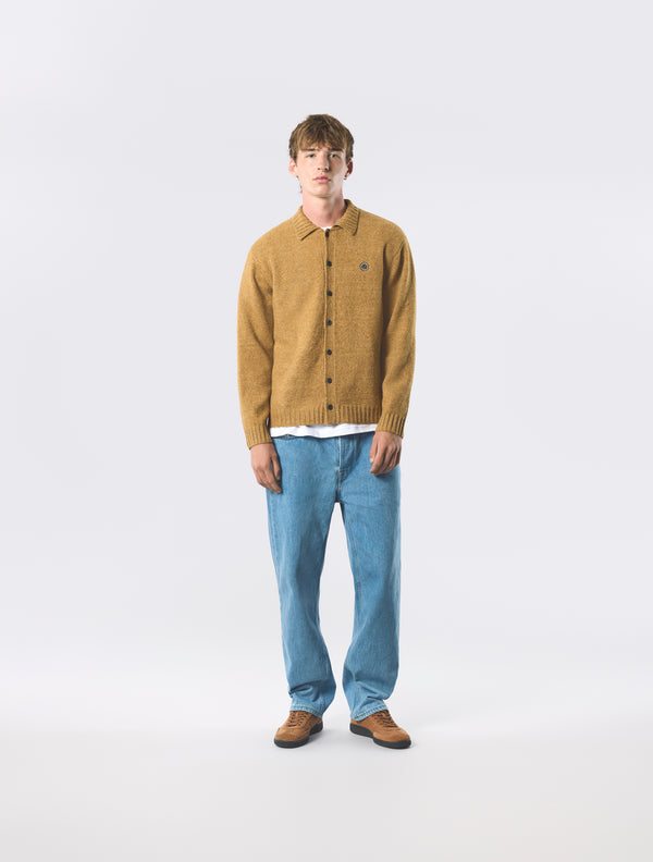 Pretty Green Whittaker Knit Shirt Tan