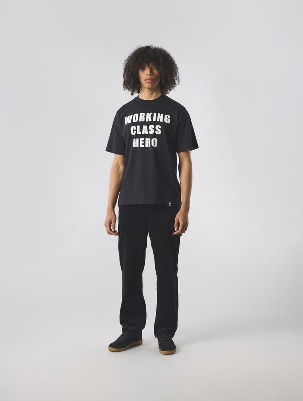 Pretty Green Working Class Hero T-shirt Black