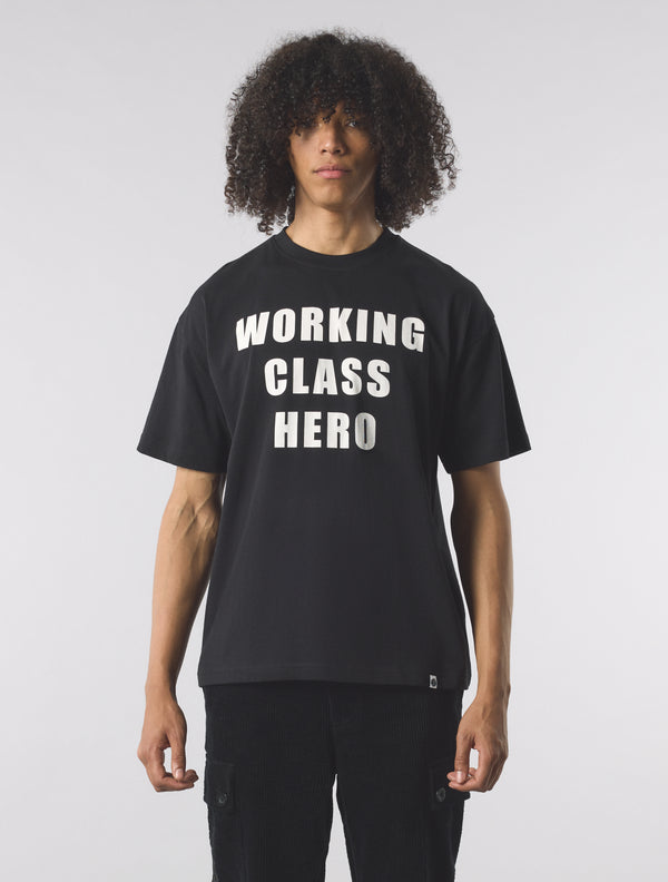 Pretty Green Working Class Hero T-shirt Black