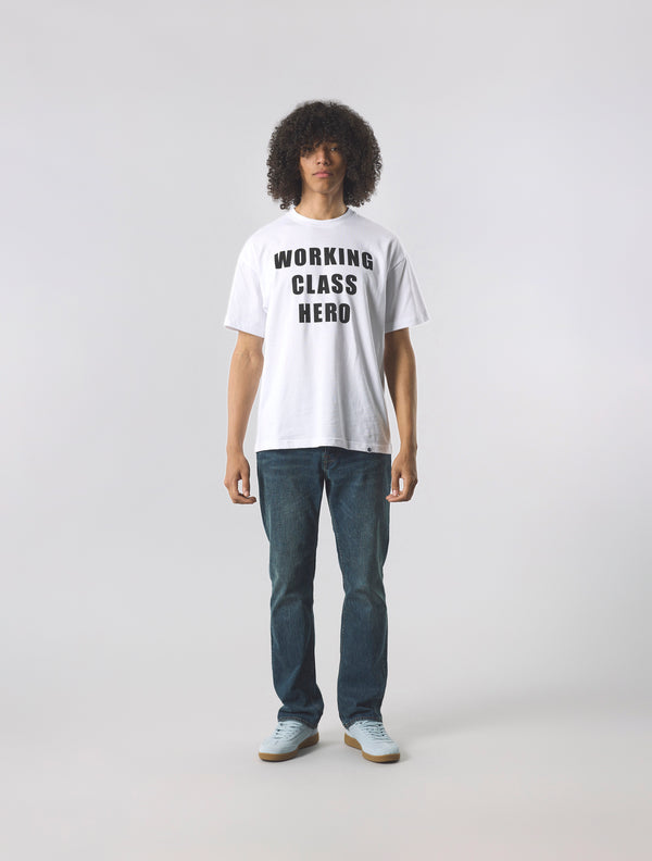 Pretty Green Working Class Hero T-shirt White