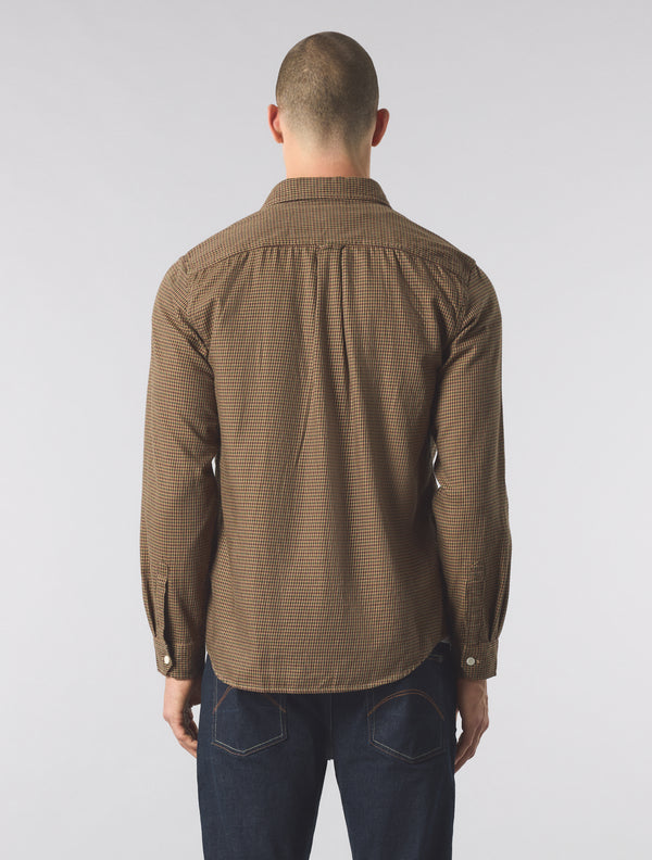 Pretty Green Wykeham Check Shirt Khaki