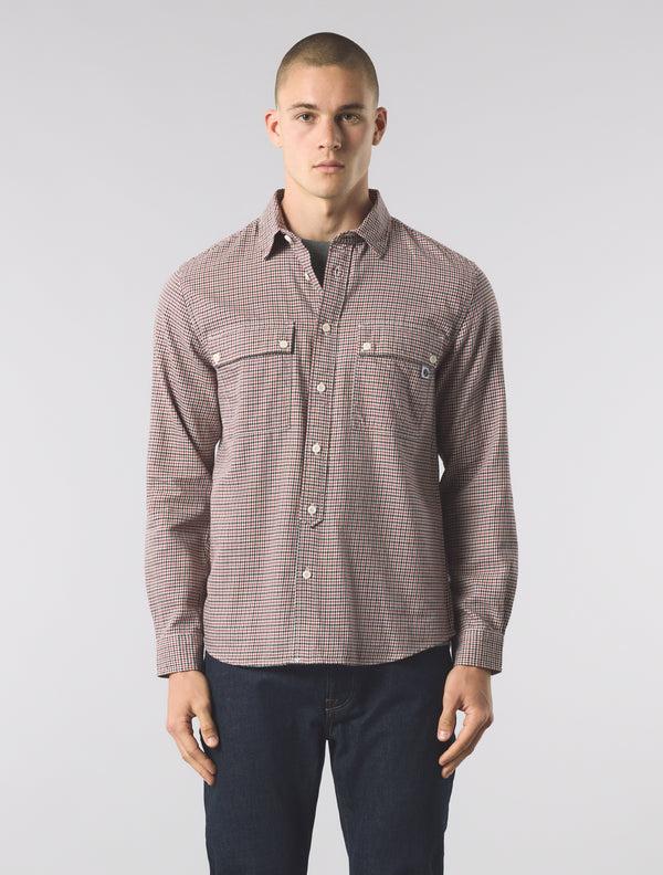 Pretty Green Wykeham Check Shirt Navy