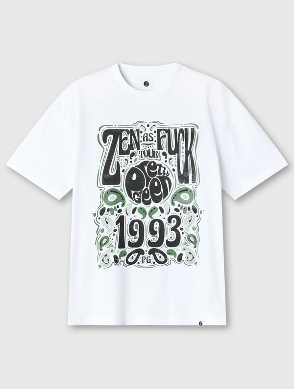 pretty green Zen Tour T-Shirt White