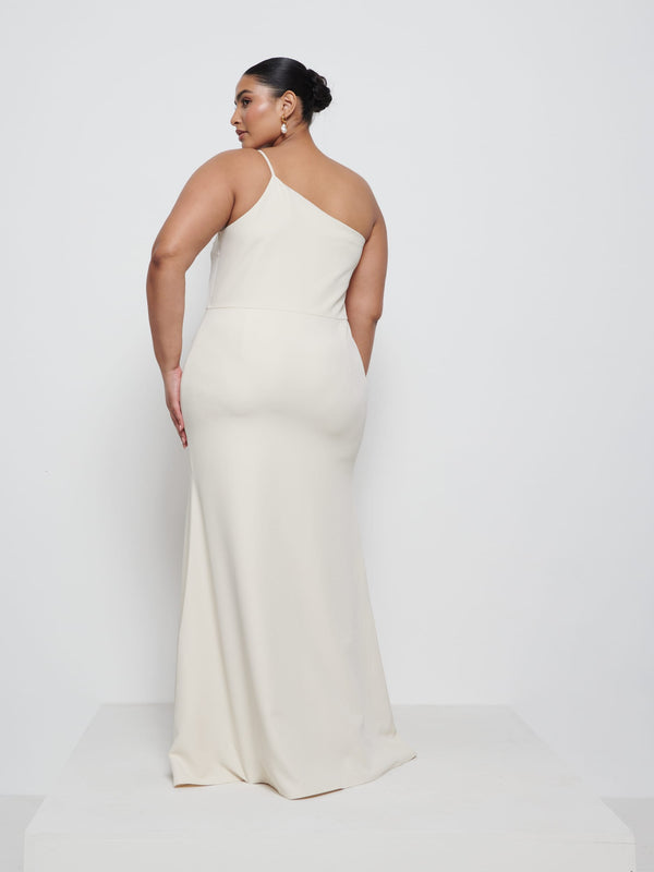 Pretty Lavish Amelia Crepe Maxi Bridesmaid Dress Curve