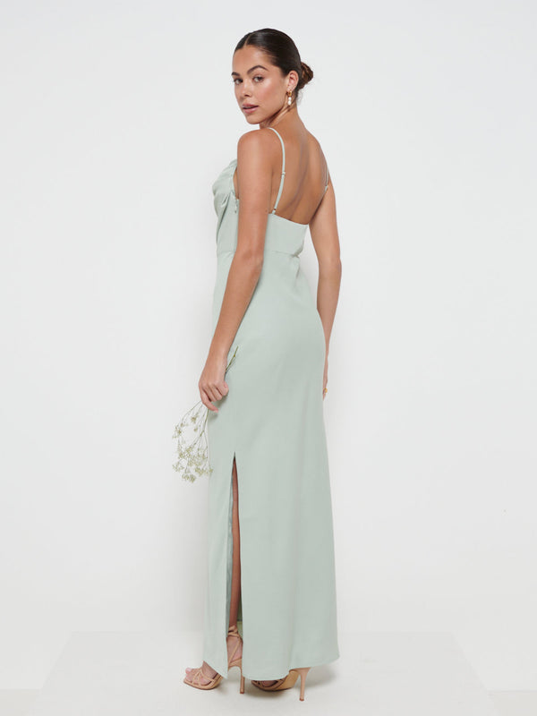 Pretty Lavish Keisha Cowl Neck Maxi Bridesmaid Dress